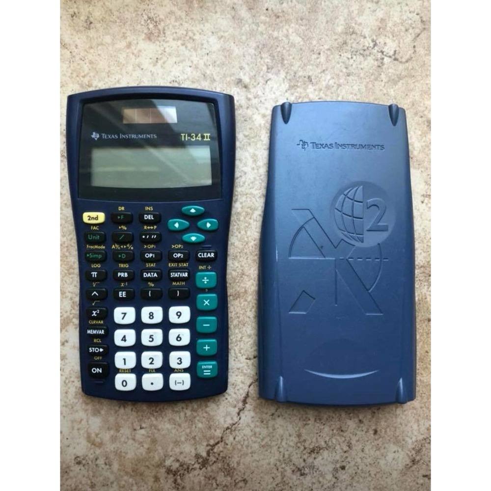 TI-34II Scientific Calculator (NavyBlue)